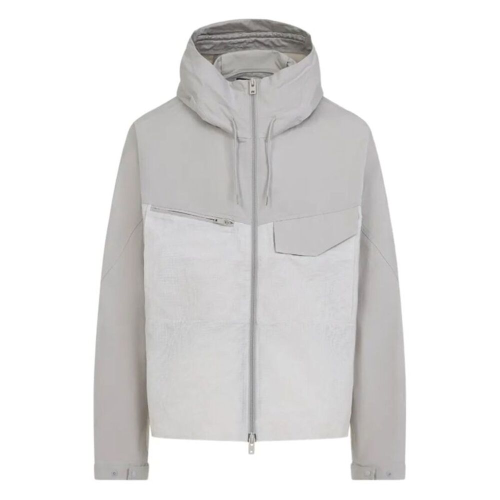 Y-3 Men Panelled Hooded Jacket